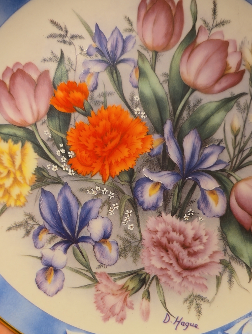 China, Danbury Mint Collection Fkowers Of Holland